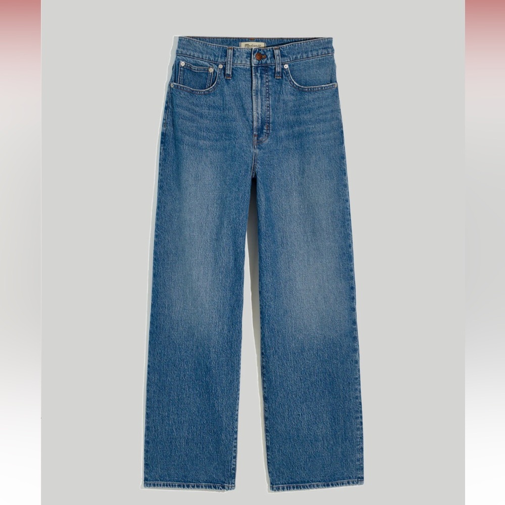 Madewell Classic Blue Wide Leg Jeans